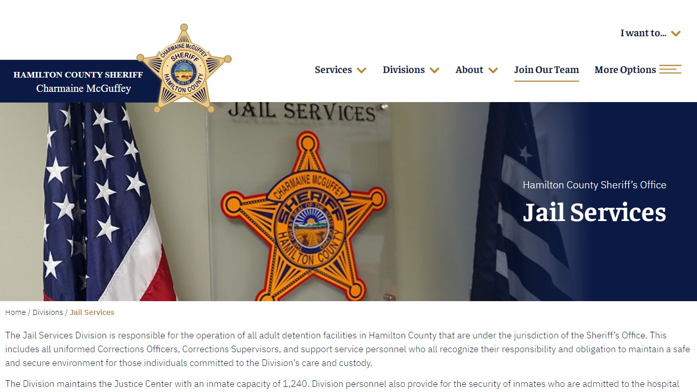 Jail Services - Hamilton County Sheriff's Office